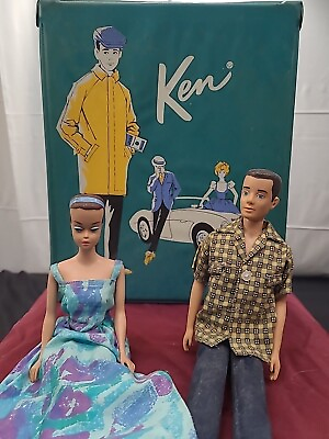 #ad #ad VINTAGE 1962 BARBIE KEN AND MUCH CARRYING CASE amp; MORE SEE PICTURES $249.99