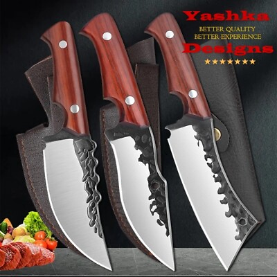 #ad Chef Knives Outdoor BBQ Boning Knife Camping Fishing Summer Kitchen Deck Tool $26.50