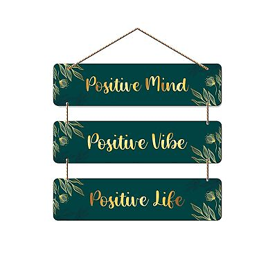 #ad ARTVIBES Designer Positive Quotes Artworks Wall Hanging For Home Decor $34.99