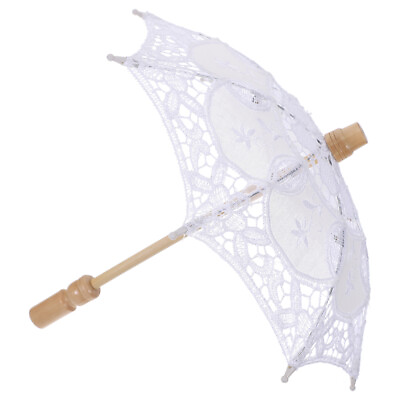 #ad Cotton Umbrella Miss Mini Toys for Kids Ladies Parasol Lace Bridal Wedding $9.55