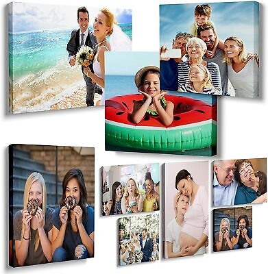 Custom Canvas Prints with Your Photo Personalized Canvas Wall Art Home Décor $119.99