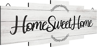#ad #ad Jetec Home Sweet Home Sign Rustic Wood Home Wall Decor Large Farmhouse Home Si $20.11