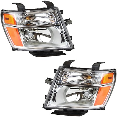 #ad Headlight Set For 2012 2017 Nissan NV2500 Left and Right With Bulb 2Pc $158.74