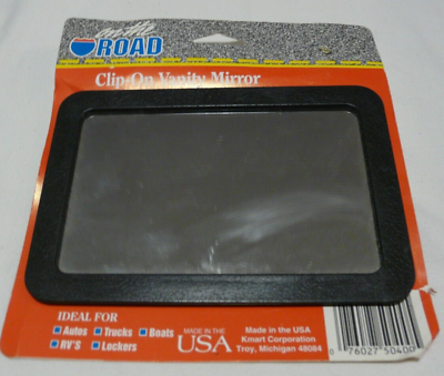 #ad #ad Vintage On the Road Clip On Vanity Mirror 6.25quot; x 4.5quot; Made in USA New $8.88