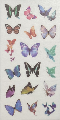 Butterfly Stickers 6 Sheets $4.99