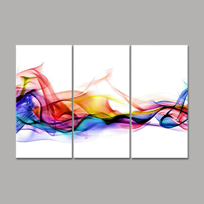 Abstract Wall Art Painting Colorful Brief Picture Artwork Canvas Print For Decor $50.05
