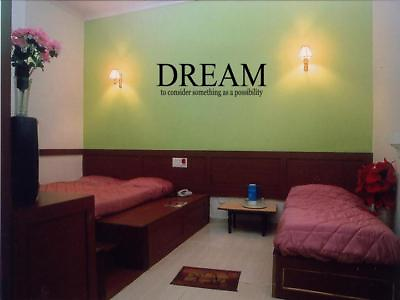 #ad DREAM POSSIBILITY Home Bedroom Decor Wall Decal Quote Words Lettering 36quot; $18.40