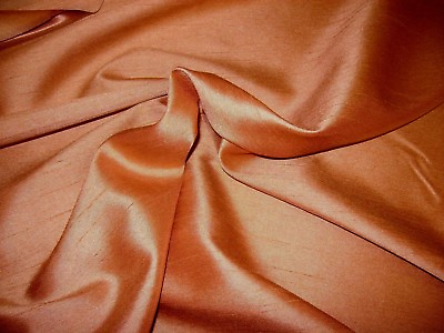 #ad Rust colored antique satin home decor fabric SOLD BY THE YARD $5.00