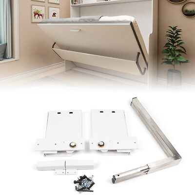 #ad DIY Murphy Wall Bed Springs Mechanism Hardware Kit Horizontal Wall Bed Mounting $71.82