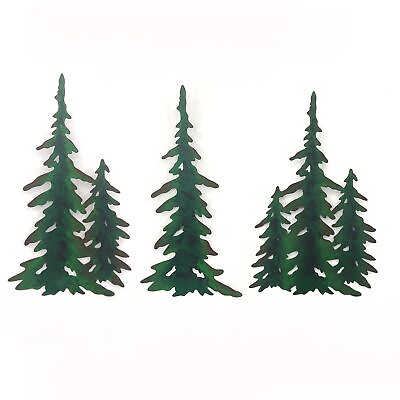 #ad Pine Decoration Pine Metal Wall Art Outdoor Metal Wall Art Tree Wall Art Chri... $30.22