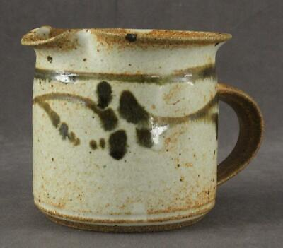 #ad #ad Vintage Kitchen Studio Art Pottery FARMER Brown Glazed Milk Pitcher 4.5quot; Tall $26.42