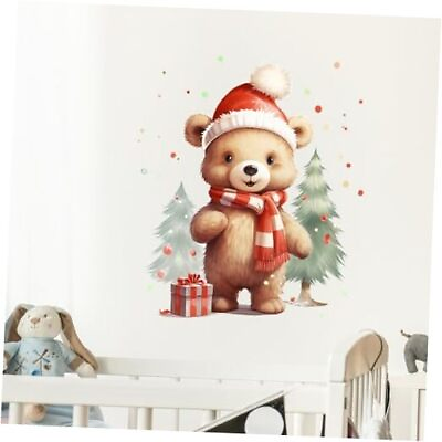 #ad Cartoon Bear Wall Stickers for Nursery Little Bear Animal Wall Decal F $21.90