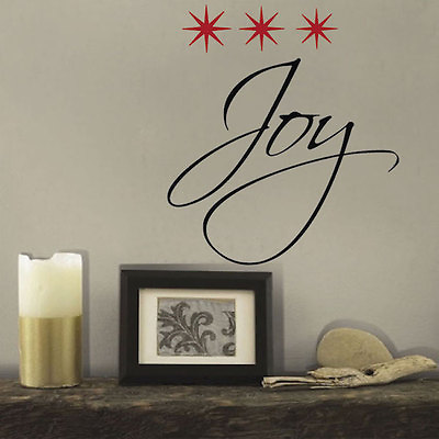 #ad Joy Christmas Wall Decals Christmas Window Stickers Christmas Decorations h31 $16.95