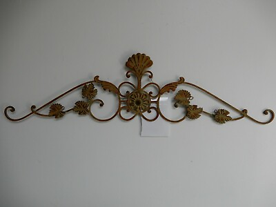 #ad Vintage Wrought Iron Wall Decoration $39.99