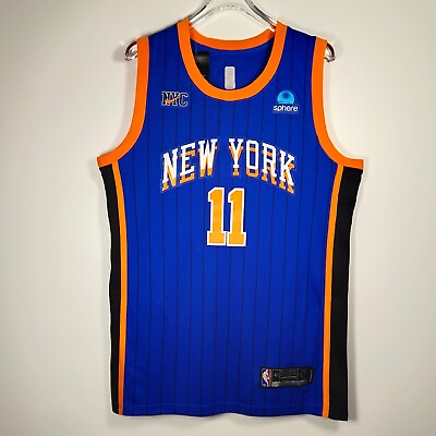 #ad Navy blueJalen Brunson 11# Basketball Embroidered Style Jersey Navy Blue $42.80