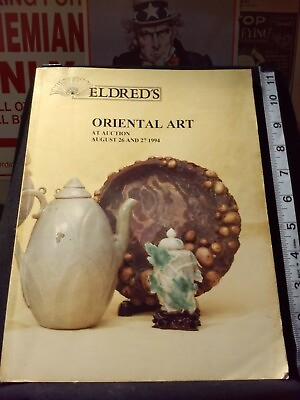 #ad Eldred#x27;s Oriental Art at Auction East Dennis MA August 26 and 27 1994 $14.56