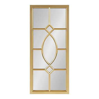 #ad Home Décor Mirror Classic Glam Window Wall Accent Mirror for Living Room Gold $80.99