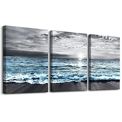 #ad #ad Wall Decorations For Living Room 3 Piece Framed Canvas Wall Art For Bedroom O... $44.08