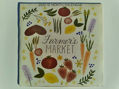 #ad #ad Dollar Tree Farmers Market 2022 12 Month Calendar.  Make Arts and Crafts. $5.25