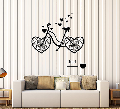 #ad Wall Stickers Vinyl Decal Feel Love Hearts Romantic Decor z2041 $68.99
