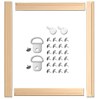 #ad Diy Canvas Stretcher Bars 16X20 Inch Canvas Frame Easy To Assemble Gallery W $34.10
