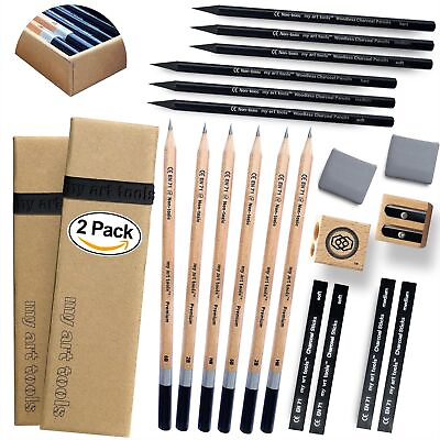 #ad Sketch Pencils for Drawing and Shading 20pcs Art Sets with Sketching Pencil... $36.46