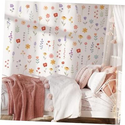 #ad Wall Decals Florals Wall Stickers Removable Florals Wall Stickers Art Flowers $22.84