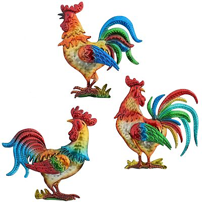#ad Metal Rooster Wall Art DecorChicken Gifts for Women Mom Grandma Wife Rooste... $36.09