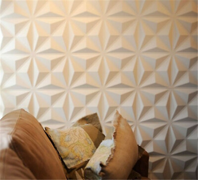 #ad DIY 3D Wall Panel Room Decor Ceiling Tiles Wallpaper Background Decal PVC 12pcs $24.69