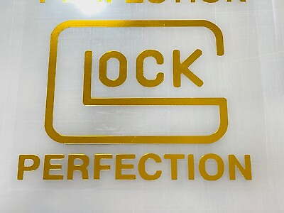 #ad TWO Glock Perfection Vinyl Decals MANY Small Sizes amp; Colors Avail. FREE Shipping $11.99