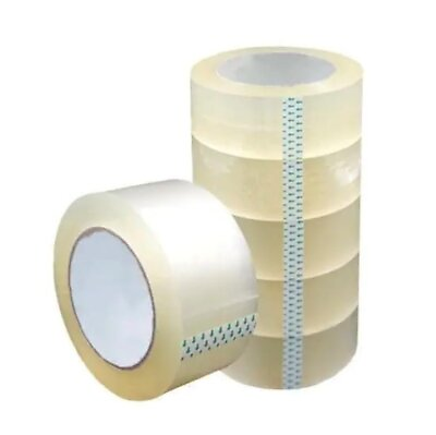 #ad 6 Rolls Shipping Packaging Box Packing Sealing Tape 2 mil 2quot; x 110 Yard 330FT $15.65