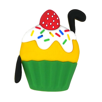 #ad Disney Pluto D Lish Treat Cupcake Kitchen Refrigerator PVC Magnet $8.99