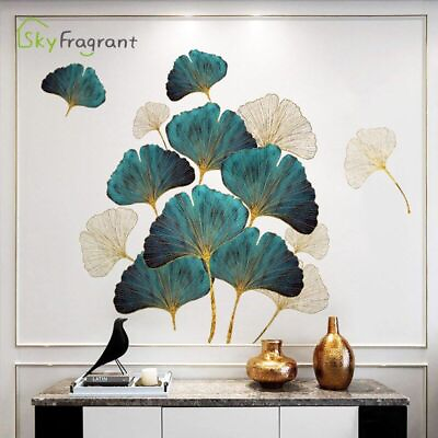 Fresh Leave Wall Sticker Self Adhesive DIY Bedroom Living Room Design Decoration $21.71