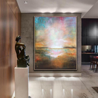 #ad Home wall Decor Modern Art Abstract High Quality Handmade oil painting on canvas $81.37