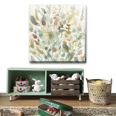 #ad Wild Flower Grass Stretched Canvas Print Framed Wall Art Decor DIY Painting F108 AU $323.99