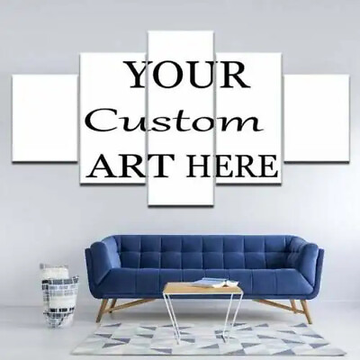 #ad Custom Canvas Print Personalized canvas print 5 panel canvas print Home decor $129.90