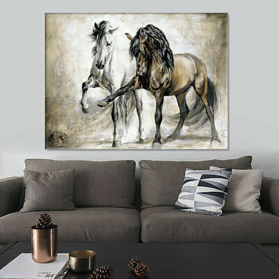 #ad #ad HORSE ABSTRACT CANVAS WALL ART PAINTING PICTURES HOME HANGING POSTERS HOME DECOR $13.95