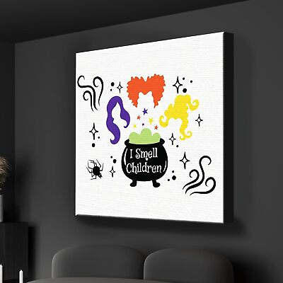 #ad I Smell Children Wall Art Canvas Decor Themed HD Printed amp; Wooden Framed $50.99