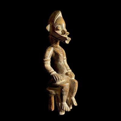 #ad wooden figures primitive decor Nkisi N’Kondi hand carved statue vintage art 9357 $97.15