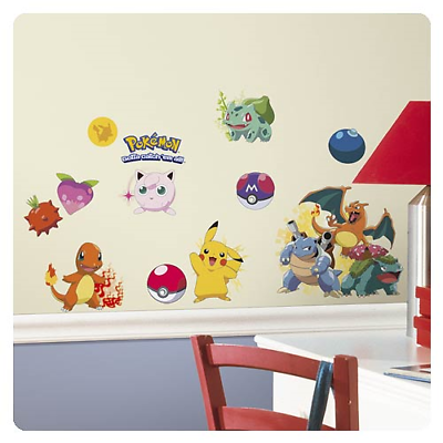 #ad #ad Pokemon Iconic Peel and Stick 24 Wall Decals $14.56