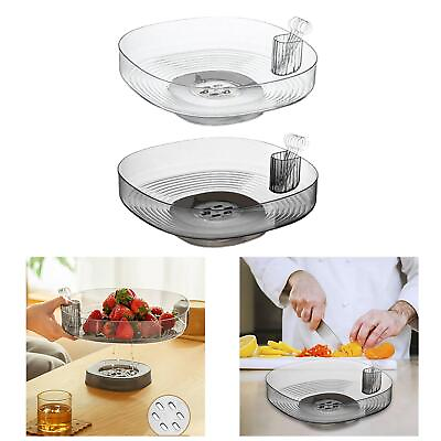 #ad 2pcs Fruit Storage Holder for Home Decor Kitchen Countertop white and gray $30.78