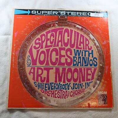 #ad Art Mooney Spectacular Voices With Banjos Record Album Vinyl LP $5.77