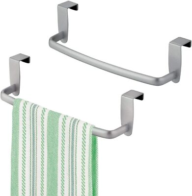 #ad Towel Bars Over Cabinet strong Steel Rack mDesign Set of 2 Modern Design $5.00