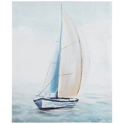 #ad Watercolor Sailboat Canvas Wall Art 19.5quot; x 15.75quot; $20.91