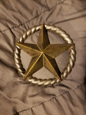 #ad Painted Metal Texas Star Wall Decoration $16.00
