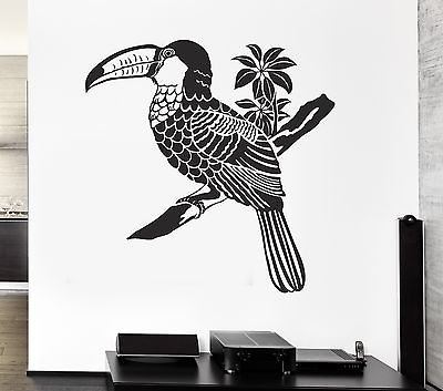 #ad Bird Wall Stickers Kids Room Animals Parrot Africa Vinyl Decal ig900 $69.99