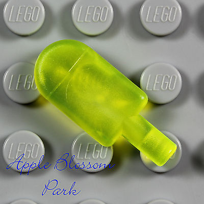#ad NEW Lego Minifig Lemon LIME POPSICLE Minifigure Green Fruit Pop Kitchen Food $1.49