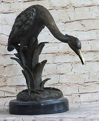 #ad Handcrafted bronze sculpture SALE Mars Crane Backyard Indoor Outdoor Large Art N $249.50