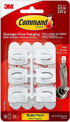 #ad Easy Removable Wall hooks Self adhesive sticky picture hangers stick on hooks $12.62
