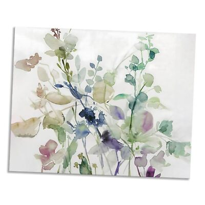 #ad Sage Garden Plant Wall Art Watercolor Plant Canvas Painting Colorful 20x16 $33.75